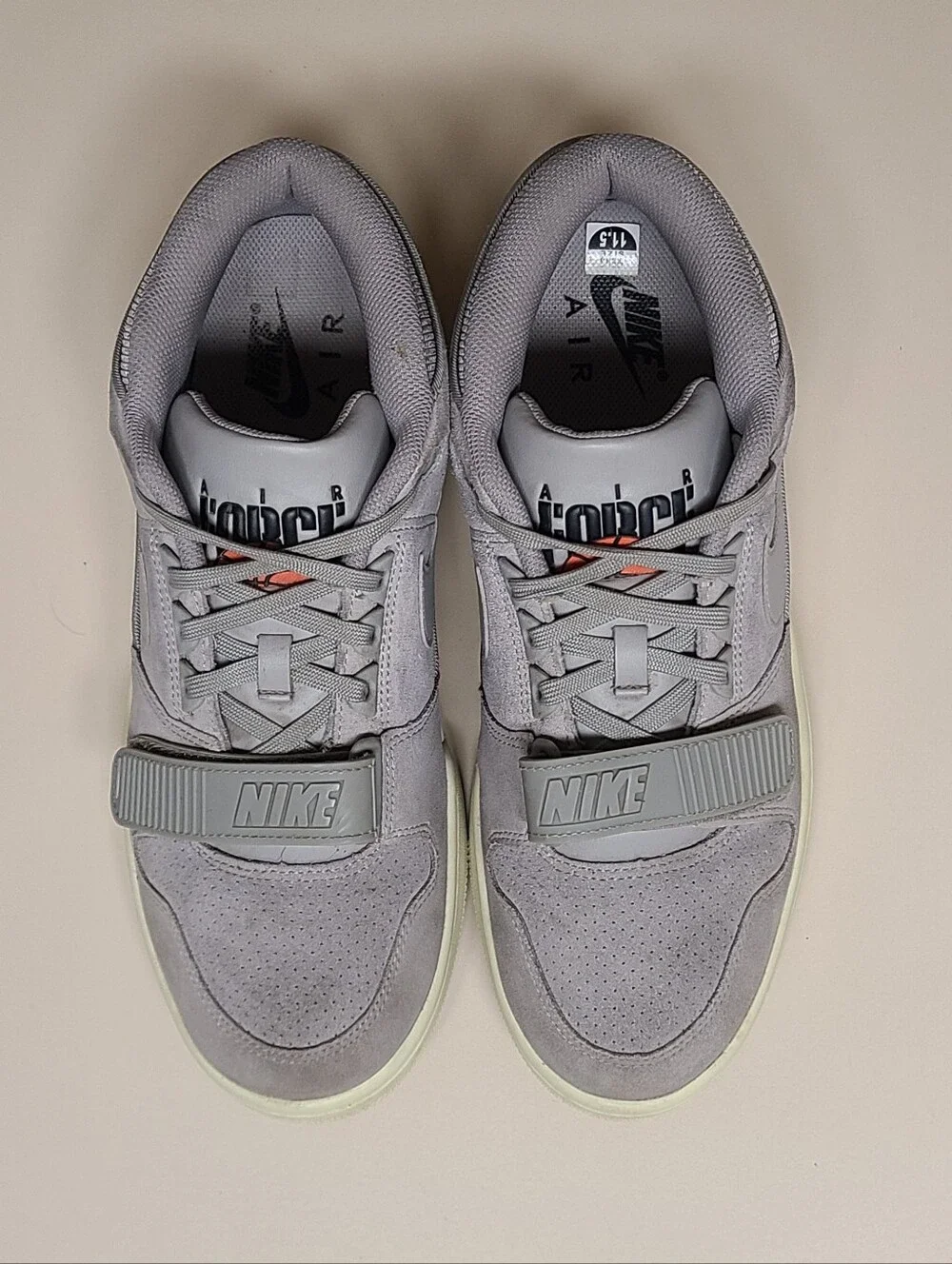 Nike Air Alpha Force 88 Medium Grey mid top trainer sneakers size 11.5